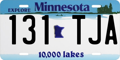 MN license plate 131TJA