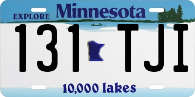 MN license plate 131TJI