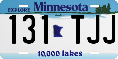 MN license plate 131TJJ