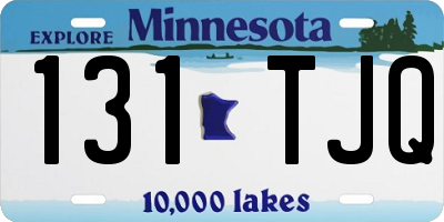 MN license plate 131TJQ