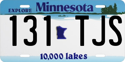 MN license plate 131TJS