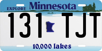 MN license plate 131TJT