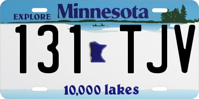MN license plate 131TJV