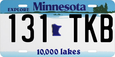MN license plate 131TKB