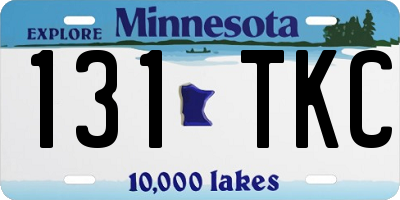 MN license plate 131TKC
