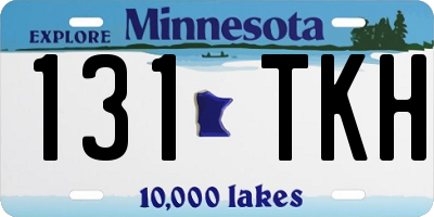 MN license plate 131TKH