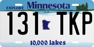 MN license plate 131TKP