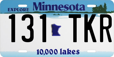 MN license plate 131TKR