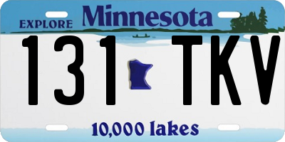MN license plate 131TKV