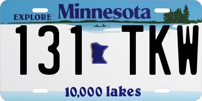 MN license plate 131TKW