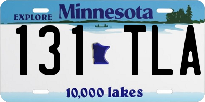 MN license plate 131TLA