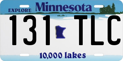 MN license plate 131TLC