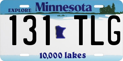MN license plate 131TLG