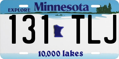MN license plate 131TLJ