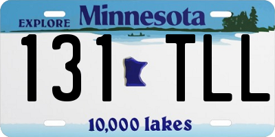 MN license plate 131TLL