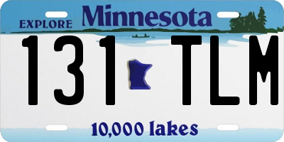 MN license plate 131TLM