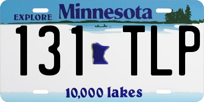 MN license plate 131TLP