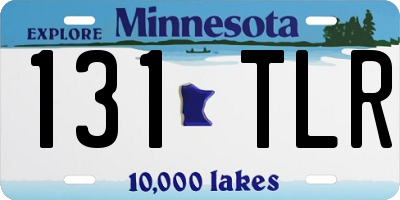 MN license plate 131TLR