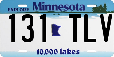 MN license plate 131TLV