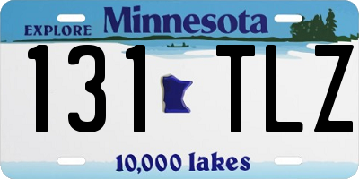 MN license plate 131TLZ