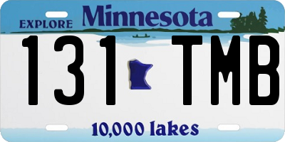 MN license plate 131TMB