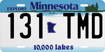 MN license plate 131TMD