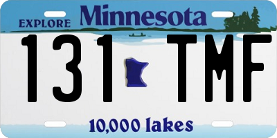 MN license plate 131TMF