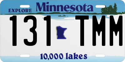 MN license plate 131TMM