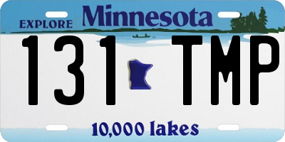MN license plate 131TMP