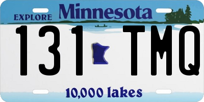 MN license plate 131TMQ