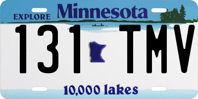 MN license plate 131TMV