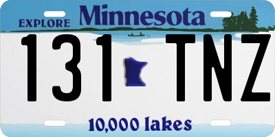 MN license plate 131TNZ