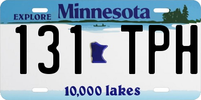 MN license plate 131TPH