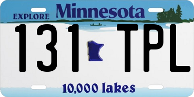 MN license plate 131TPL