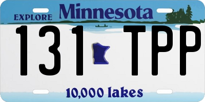 MN license plate 131TPP