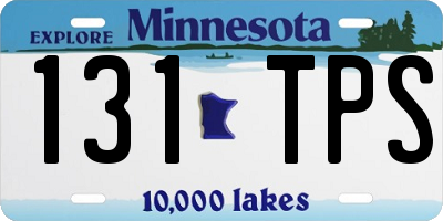 MN license plate 131TPS
