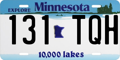 MN license plate 131TQH