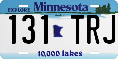 MN license plate 131TRJ