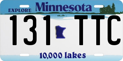 MN license plate 131TTC