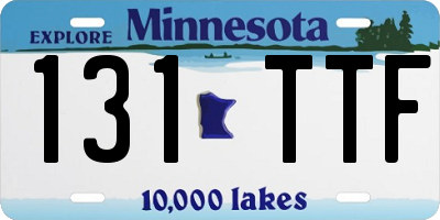 MN license plate 131TTF