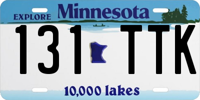 MN license plate 131TTK