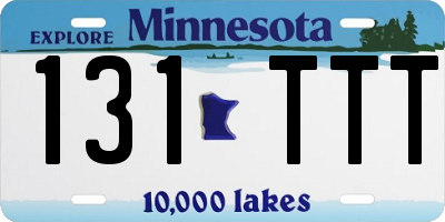 MN license plate 131TTT