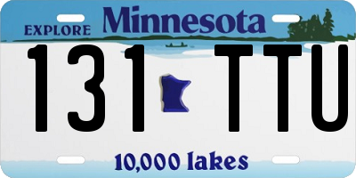 MN license plate 131TTU