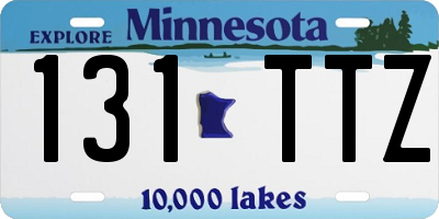 MN license plate 131TTZ