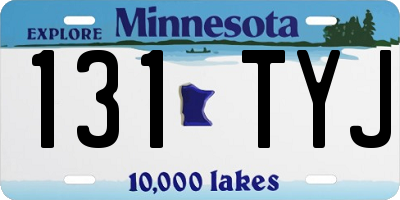 MN license plate 131TYJ
