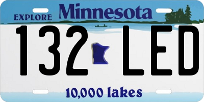 MN license plate 132LED