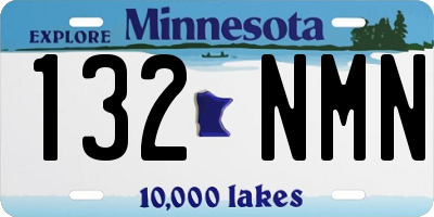 MN license plate 132NMN