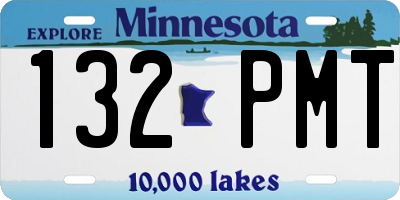 MN license plate 132PMT