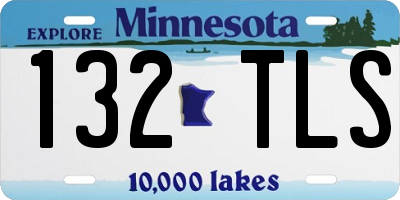 MN license plate 132TLS