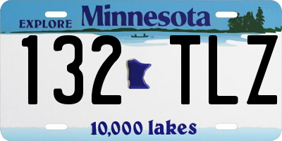 MN license plate 132TLZ